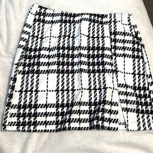 Plaid mini skirt